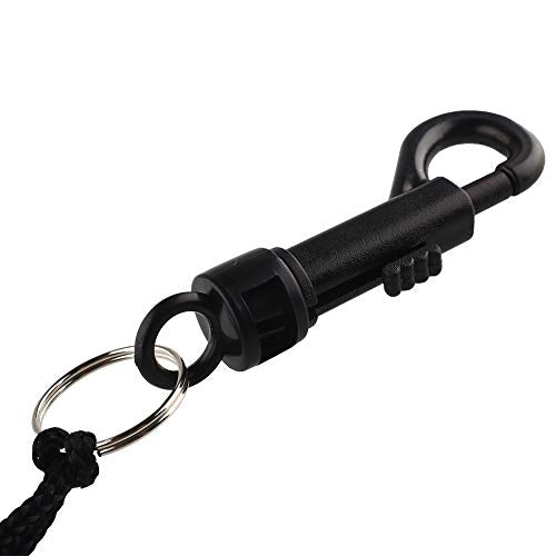 Golf Score Counter Beads - 2 Pcs with Clips, Black