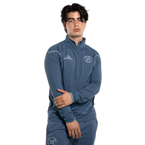 Cruz Azul 2026-2027 Quarter-Zip Pullover - Steel Blue, Medium