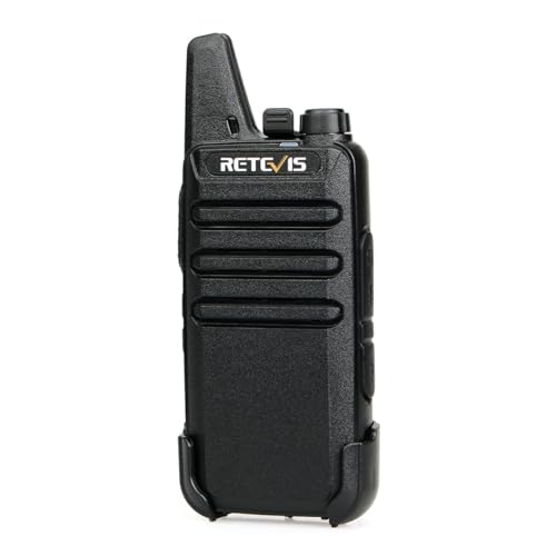 Retevis RT22 Walkie Talkies for Adults, Two Way Radios Long Range Rechargeable, VOX Handsfree, Mini Compact Walkie Talkie with USB Charger, for School Church Restaurant (6 Pack)