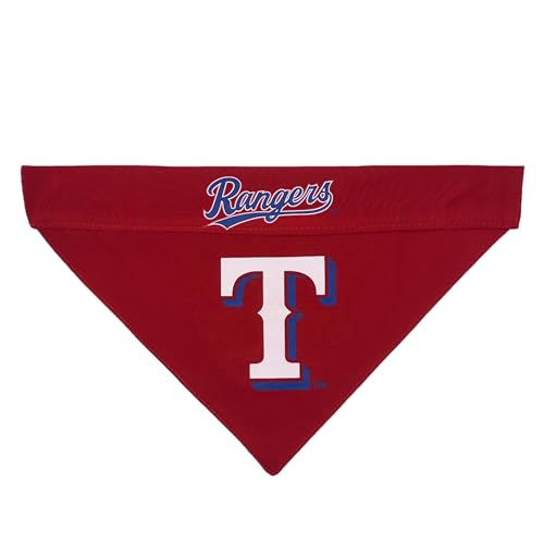 MLB Dog Bandana - Texas Rangers World Series Championship - Large/X-Large