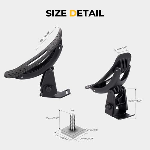 T-Slot Kayak Roof Rack Saddles Mounting Kit - 150LBS, 2 Pairs