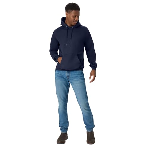 Men's EcoSmart Fleece Hoodie - Midweight Pullover Sweatshirt
