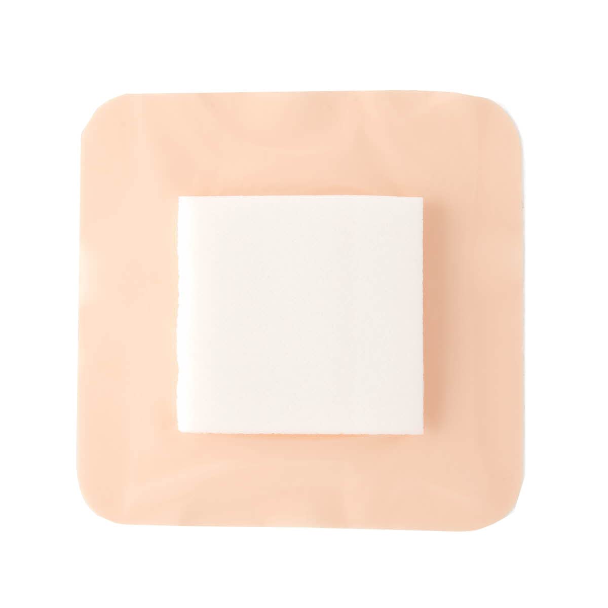 Optifoam Gentle Silicone-Faced Bordered Foam Dressings, 3" x 3", 10 Count