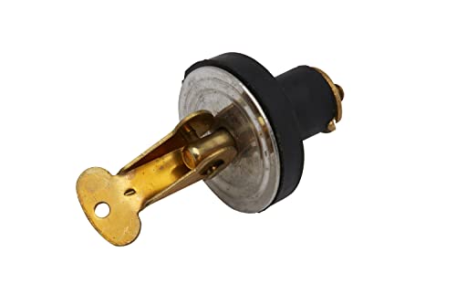 Deck and Baitwell Plug - 1/2 in Brass, 2 Count Pack