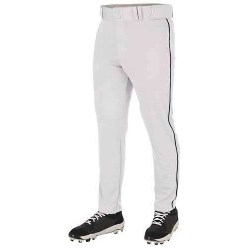 Champro Triple Crown 2.0 Baseball Pants Medium White/Navy Tapered Bottom