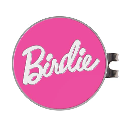 Shanker Golf Ball Marker with Birdie Pink Hat Clip - Magnetic Golf Accessory for Women