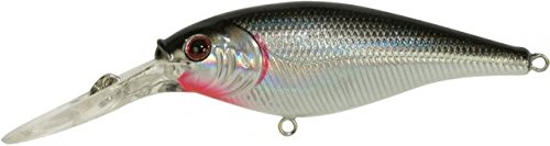 Flicker Shad Fishing Lure - Black Silver, 1/4 oz, 2 1/4in