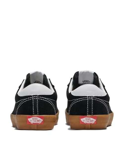 Vans Unisex Sport Low Shoe | '90s Retro Inspired Low-Top Fashion Sneakers for Men & Women, Black/Gum, 4.5/6