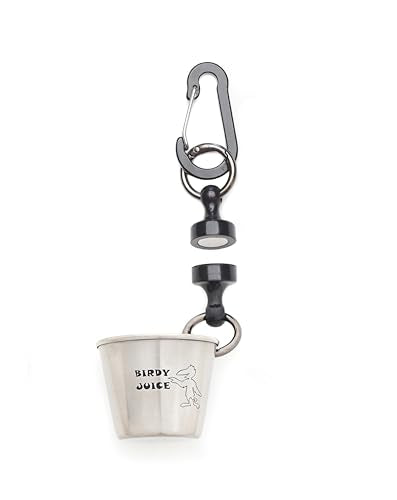 Birdy Juice Black Golf Bag Accessory - Celebration Shot Glass with Carabiner