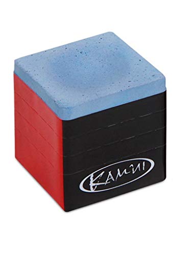 Kamui Pool Cue Chalk 0.98 Beta Sky Blue – High-Friction Cue Chalk for Better Spin