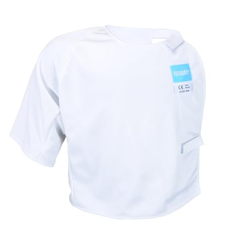 Lightweight Fencing Uniform Vest for Men - Medium Right Hand White