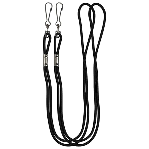 Heavy Duty Nylon Lanyards - Bulk Pack of 12 Assorted Colors