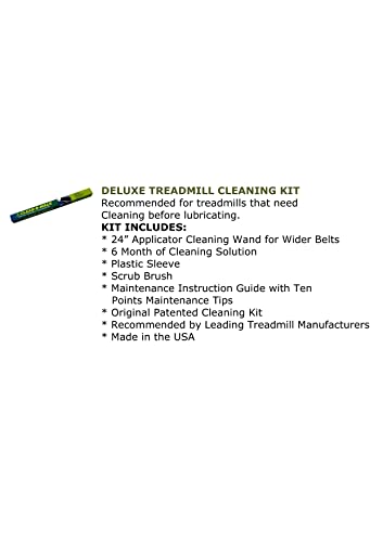 Treadmill Cleaning Kit with Patented Wand - 6 Month Supply