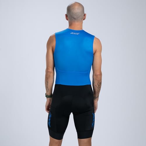 Men's Triathlon Sleeveless Racesuit | Quick-Dry with Chamois