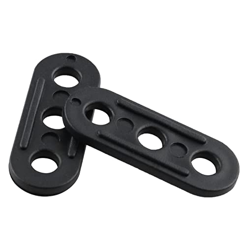 30PCS Tent Rope Adjusters - Durable Plastic Tensioners for Camping