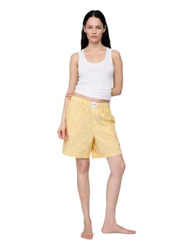Women's NBA Soft Poplin Lounge Shorts - Large / Lakers Country Yellow