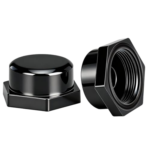 Arridioter 2 Pack NMO Antenna Mount Cap Covers Weatherproof Dust Seal for VHF UHF CB Radio