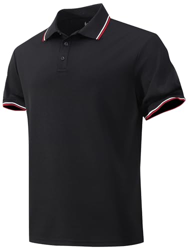 Men's Breathable Quick-Dry Polo Shirt for Golf - Short Sleeve