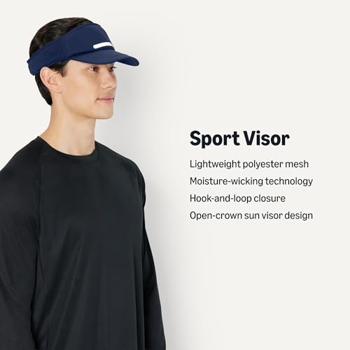 Men's Lightweight Golf Sport Visor - One Size / Navy