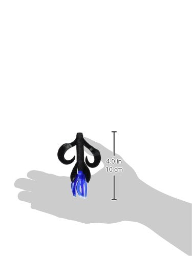 Yamamoto Kreature Soft Plastic Fishing Lure 4-inch, 7 Pack, Flapping Tentacle Baits with Wings & Clear Blue Skirt