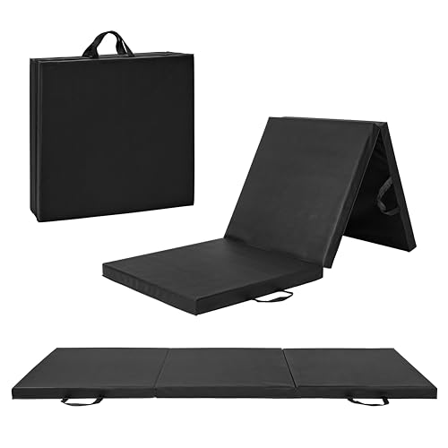 Folding Exercise Mat – Extra Thick 2-Inch Foam for Gymnastics, Yoga, Home Workouts – 72"L x 24"W – Durable & Non-Toxic