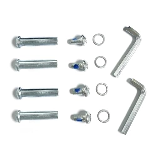 Inline Skate Wheel Repair Kit - 8mm x 50mm Axles (4 Sets)