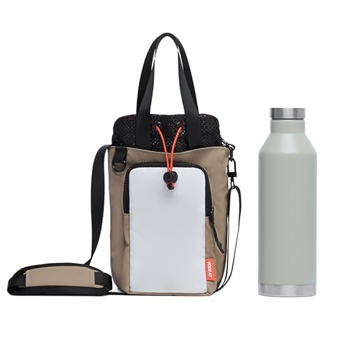 Hydration Sling 4L Water Bottle Holder with Strap & Phone Pocket - Camel Color Block
