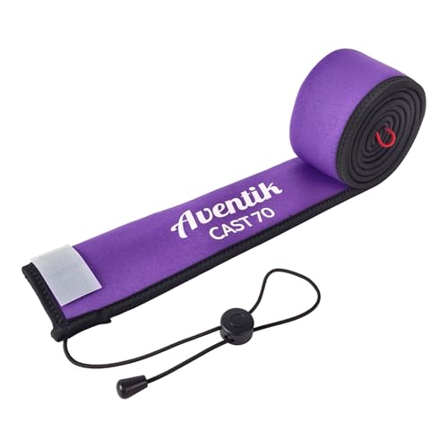 Neoprene Fishing Rod Sleeve - 75 Inch Casting - Purple