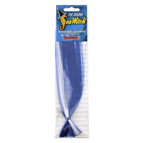 Sea Witch Fishing Lure - 1/2 oz Blue/White, Big Game Trolling