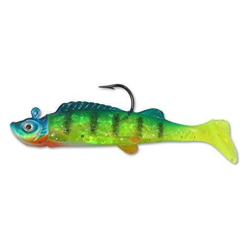 Mimic Minnow Jig - 1/4 Oz Stand-Up Fishing Lure - Firetiger