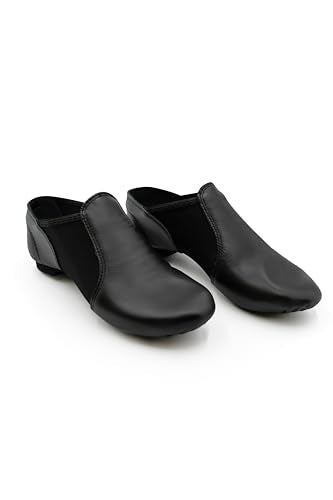 Capezio Women's E-Series Jazz Slip-On Shoes - Black, Size 3