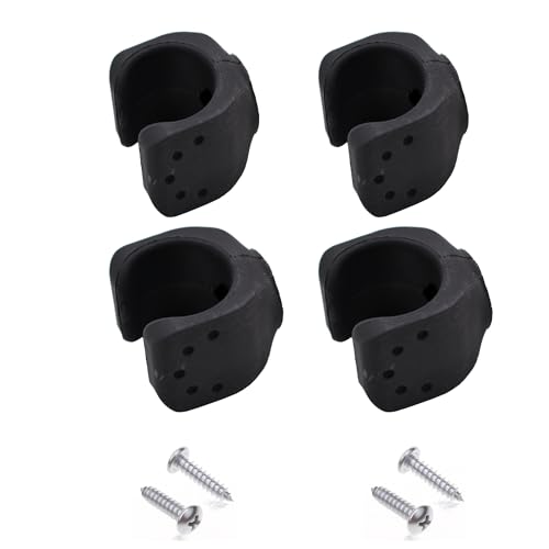 Flashlight Mounting Bracket Set - 4 Pack with 2 Big & 2 Small