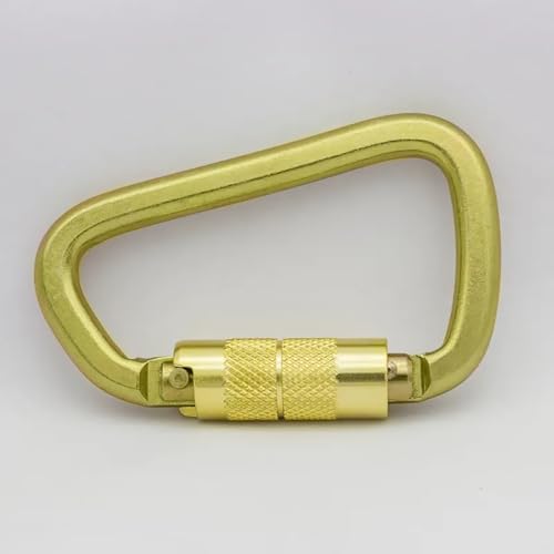 BYANG Gold 4-Pack Auto Locking Carabiners 30KN Heavy Duty Climbing Gear