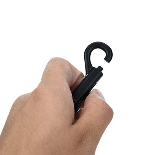 Golf Score Counter Beads - 2 Pcs with Clips, Black