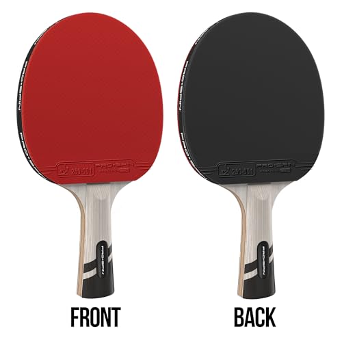 ITTF Approved Carbon Ping Pong Paddles - 2-Pack Active Red