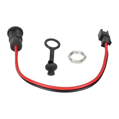 5.5x2.1mm Electric Scooter Charging Port Socket with Dust Plug