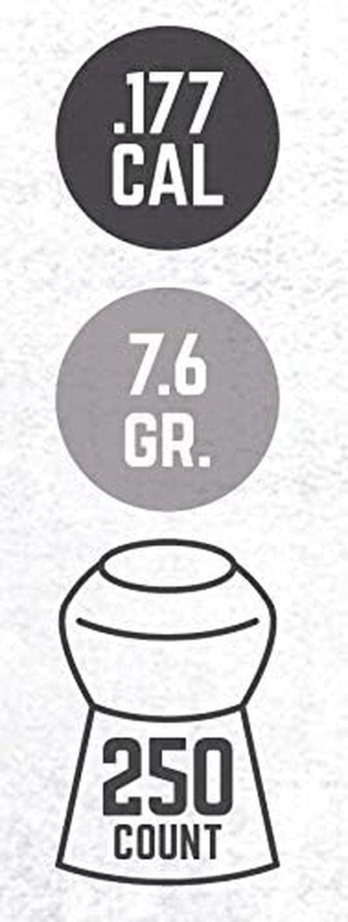 Gamo Match Pellets - Flat Nose Precision Shooting | Ideal for Target Practice