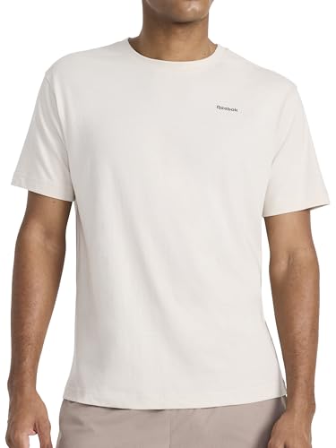 Men's Short Sleeve Crewneck T-Shirt - Lightweight Cotton-Poly Jersey - Medium / Pumice Stone