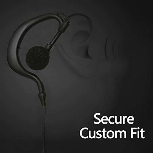 Two-Way Radio Earpiece Headset with K Connector - 2 Pack