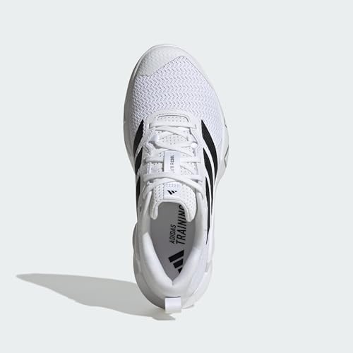 adidas Women's Rapidmove Go Training Sneakers - Pink/White/Black/Silver Metallic 8.5