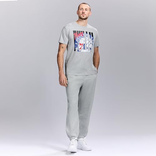 Men's Graphic Cotton T-Shirt - Game 7 Lightweight Crew Neck