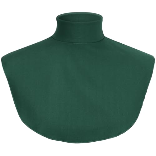 Mock Turtleneck Dickey Fake Collar - Large Classic Green