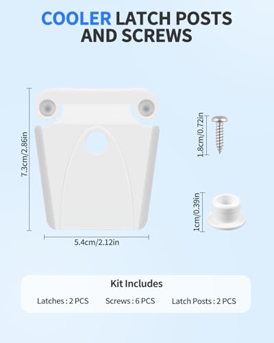 Cooler Latch Replacement Kit for Igloo 50-165 Qt Coolers