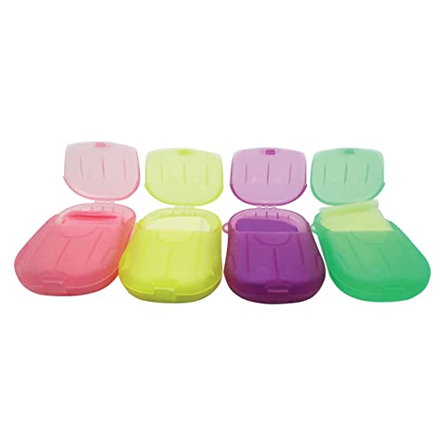 Portable Paper Soap Sheets - Assorted 4 Pack for Travel & Camping