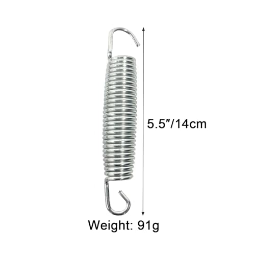 5.5-inch Galvanized Trampoline Spring - 14cm Rust-Proof Replacement - 1 Pack