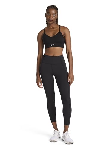 Reebok Odyssey High-Rise 7/8 Leggings for Women - Large Black, 25-Inch Inseam