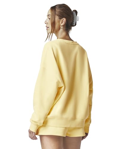 Florence by Mills Women's Cozy Crush Oversized Sweatshirt Medium Popcorn