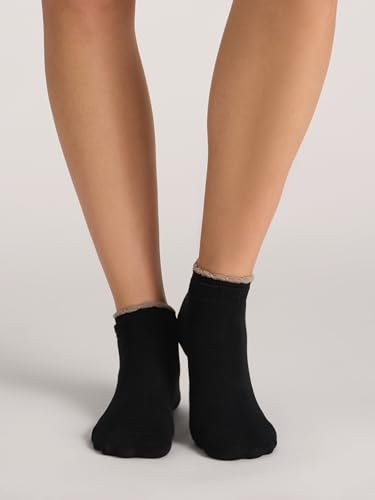 Women's 3-Pack Double Cuff Low Cut Socks - Grey Heather/White/Black