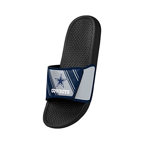 Men's NFL Team Logo Sport Slide Sandals with Adjustable Strap