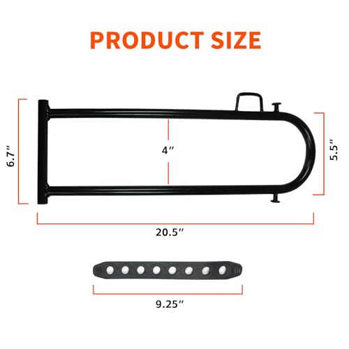 Bike Cradle Replacement for MaxxHaul 50641 - Set of 2, 4-Inch Wide